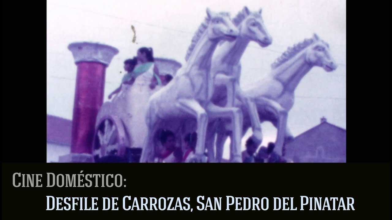 Desfile de carrozas, San Pedro del Pinatar en los años 70. Cine doméstico.
