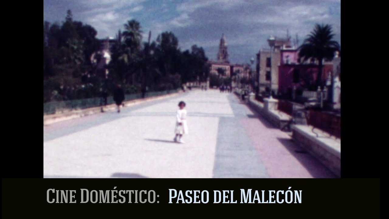 Paseo del Malecón, Murcia en los años 70. Cine doméstico.