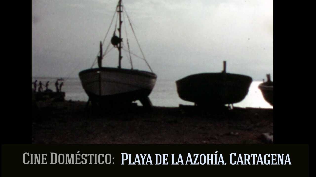Playa de la Azohía, Cartagena en los años 60. Cine doméstico.
