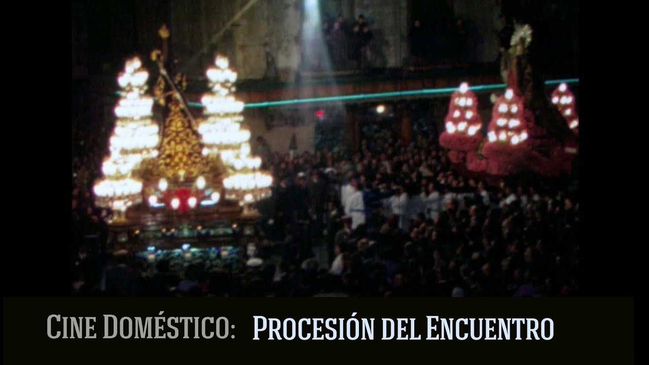 Procesión del Encuentro, Cartagena en 1976. Cine doméstico.