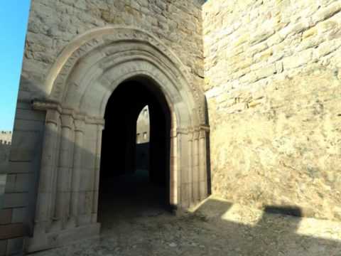 Reconstrucción virtual tramo de la muralla (de Puerta Nueva a Puerta Gil de Ricia). Lorca.