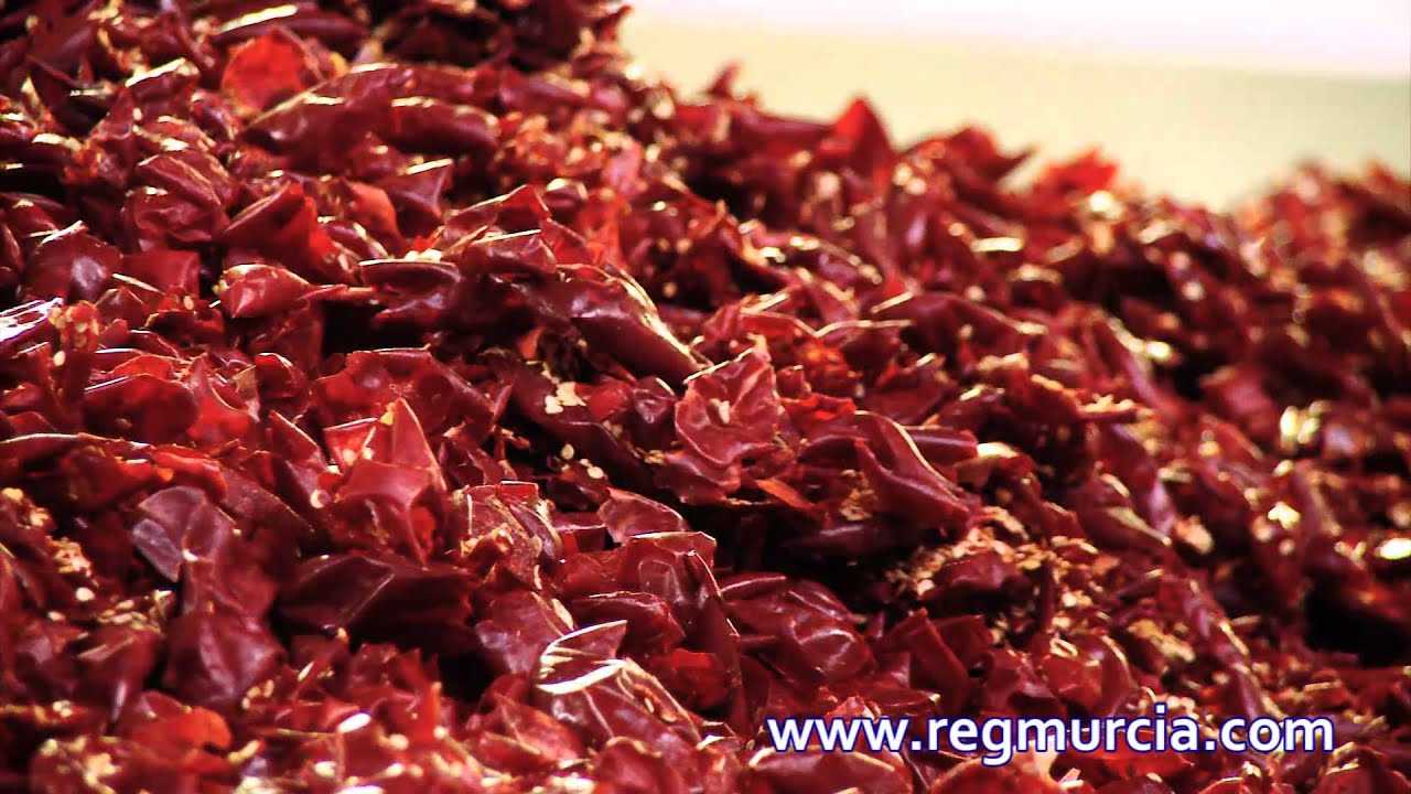 Pimentón de Murcia. Oro dulce gastronómico